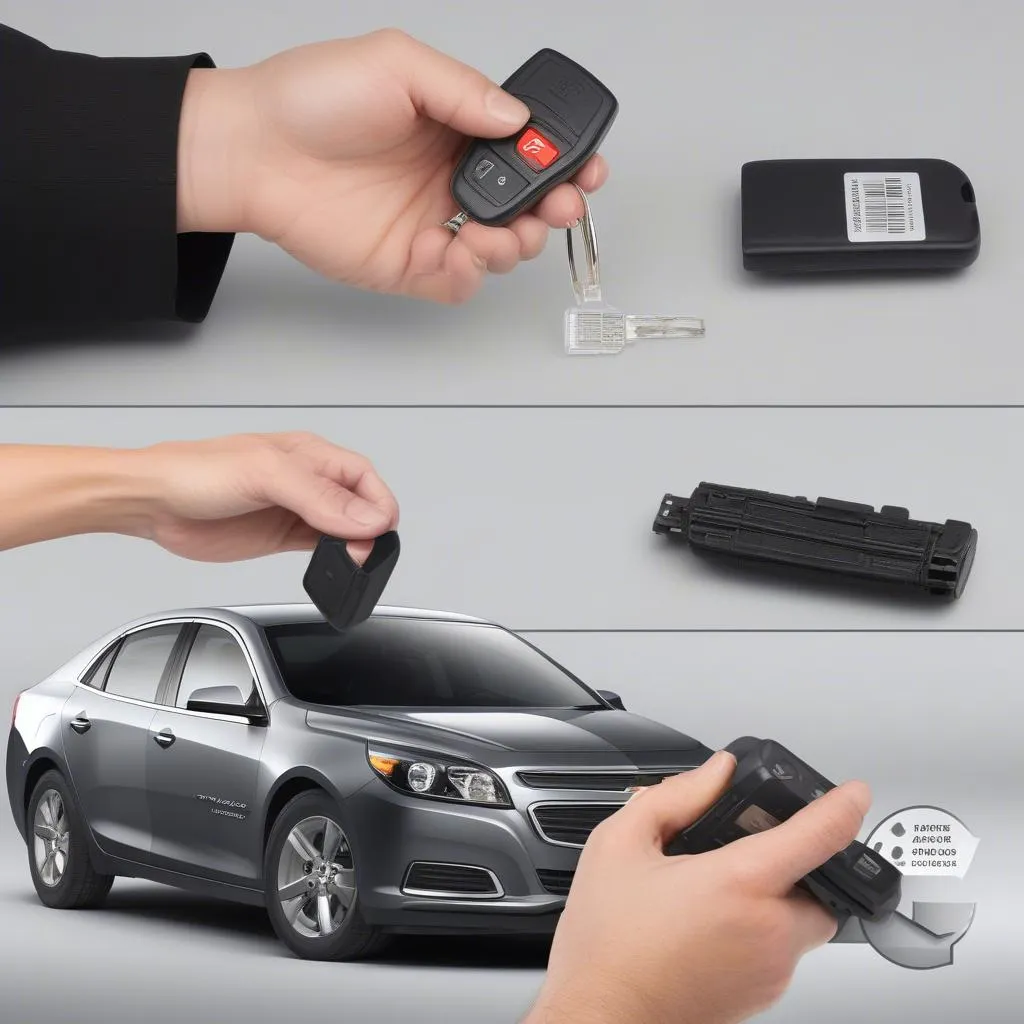 Replacing the battery in a Chevy Malibu key fob