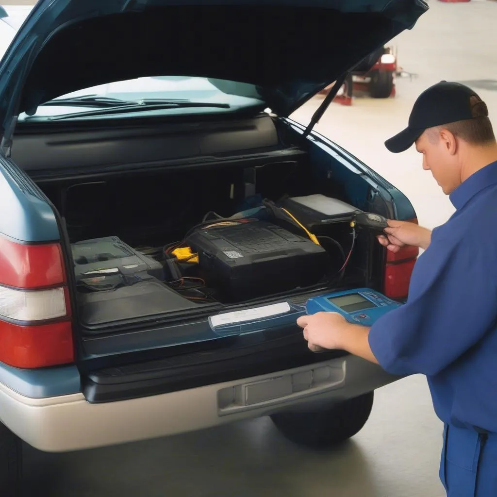 Using a Diagnostic Scanner to Reset Anti-Theft System