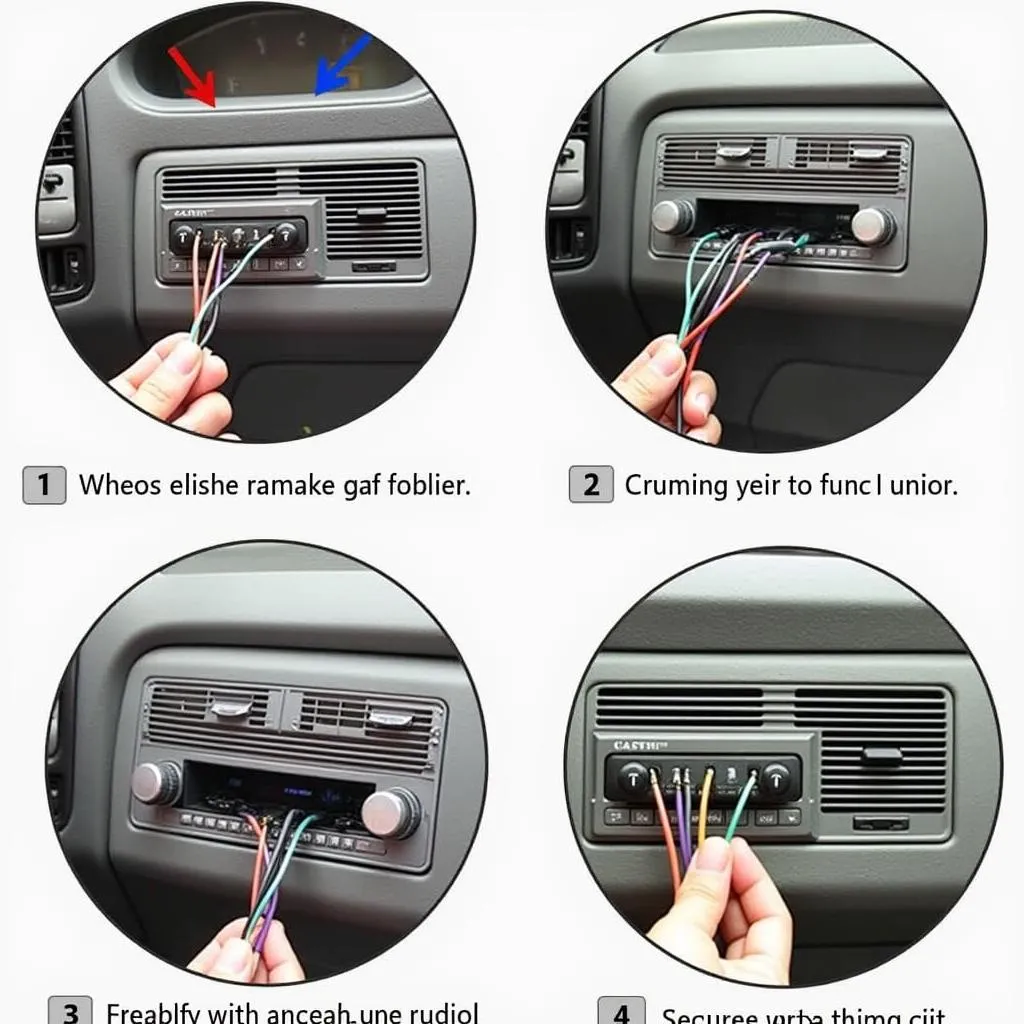 Retro Car Radio Installation Process