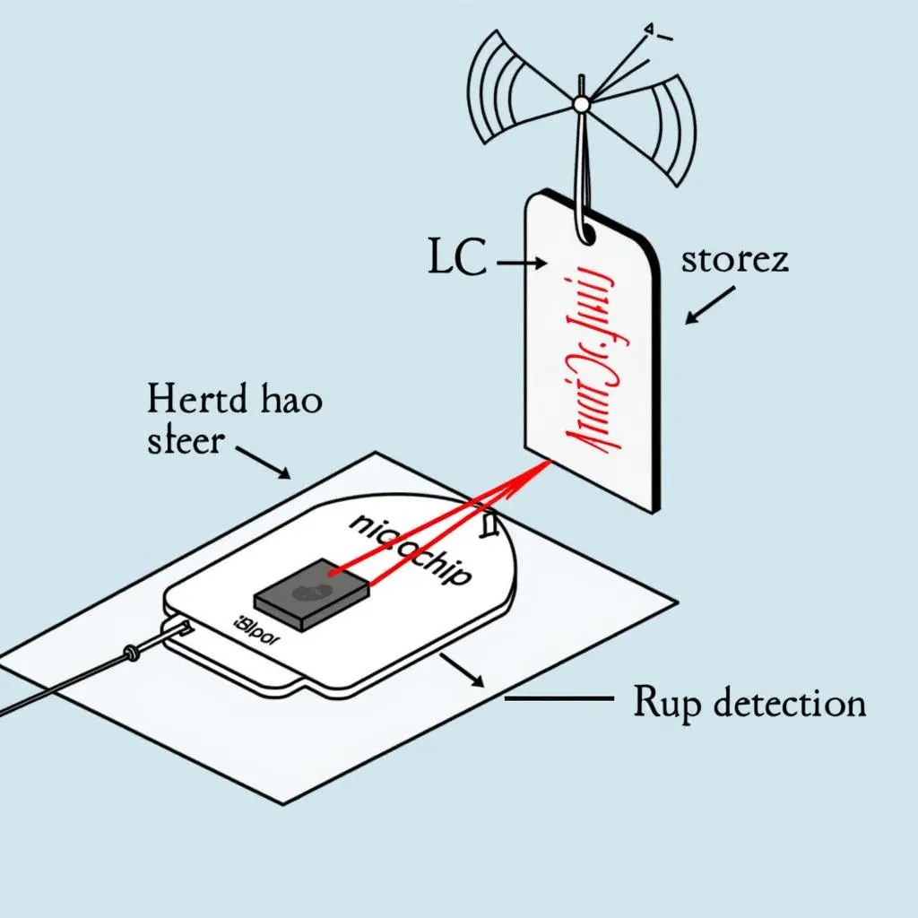 RF Anti-theft Tag Diagram