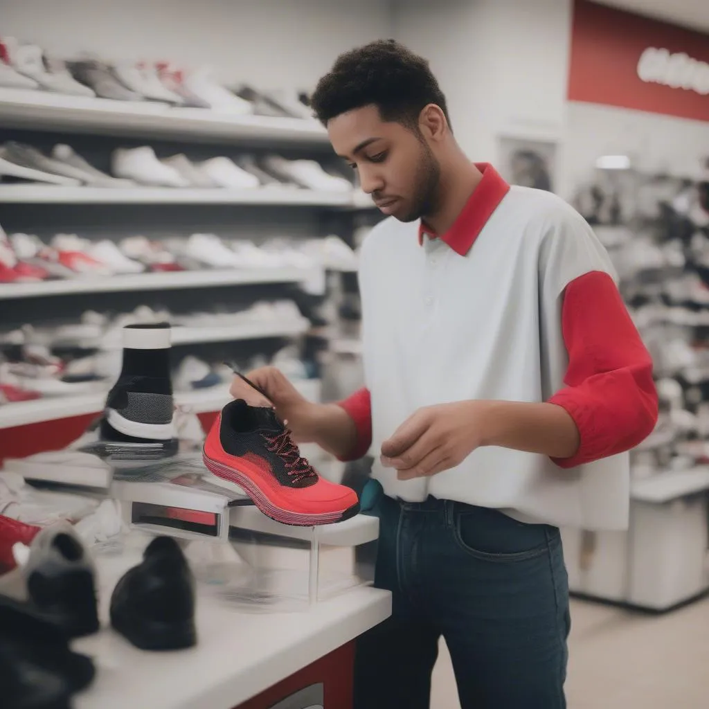 Sneaker Alarm Removal at the Store