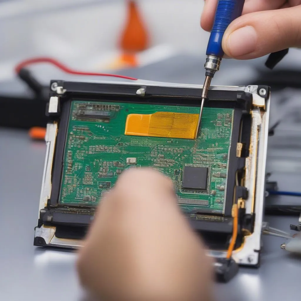 Soldering LCD Ribbon Cable