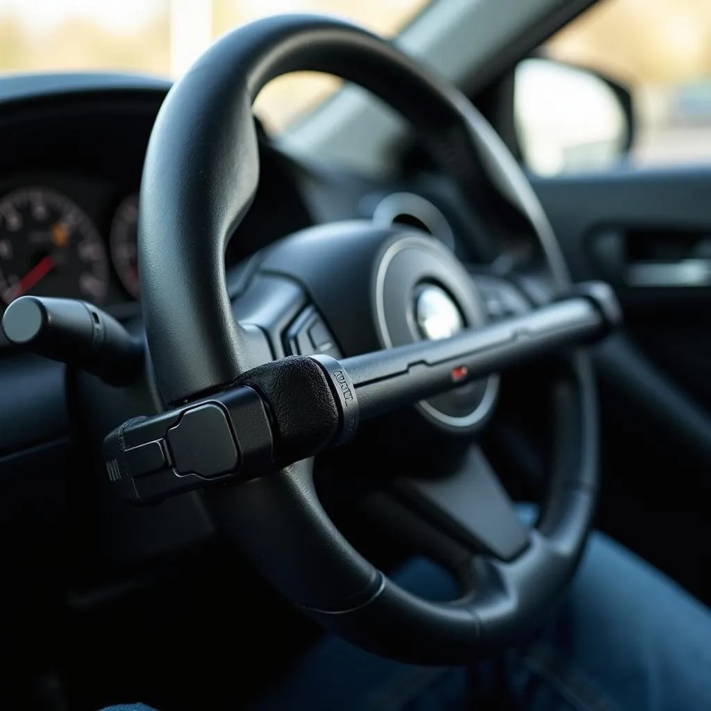 Steering Wheel Lock Mechanism