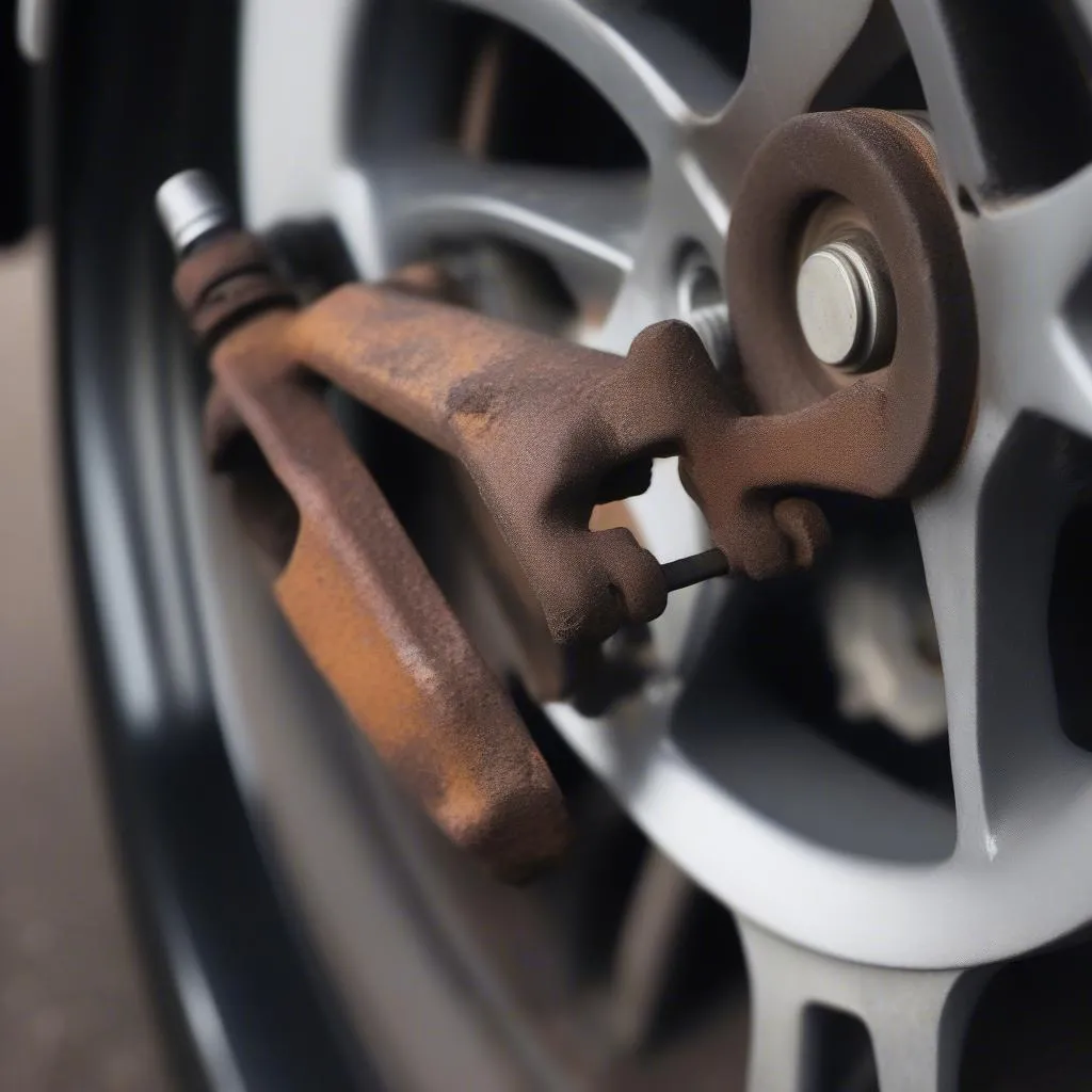 sticking brake caliper