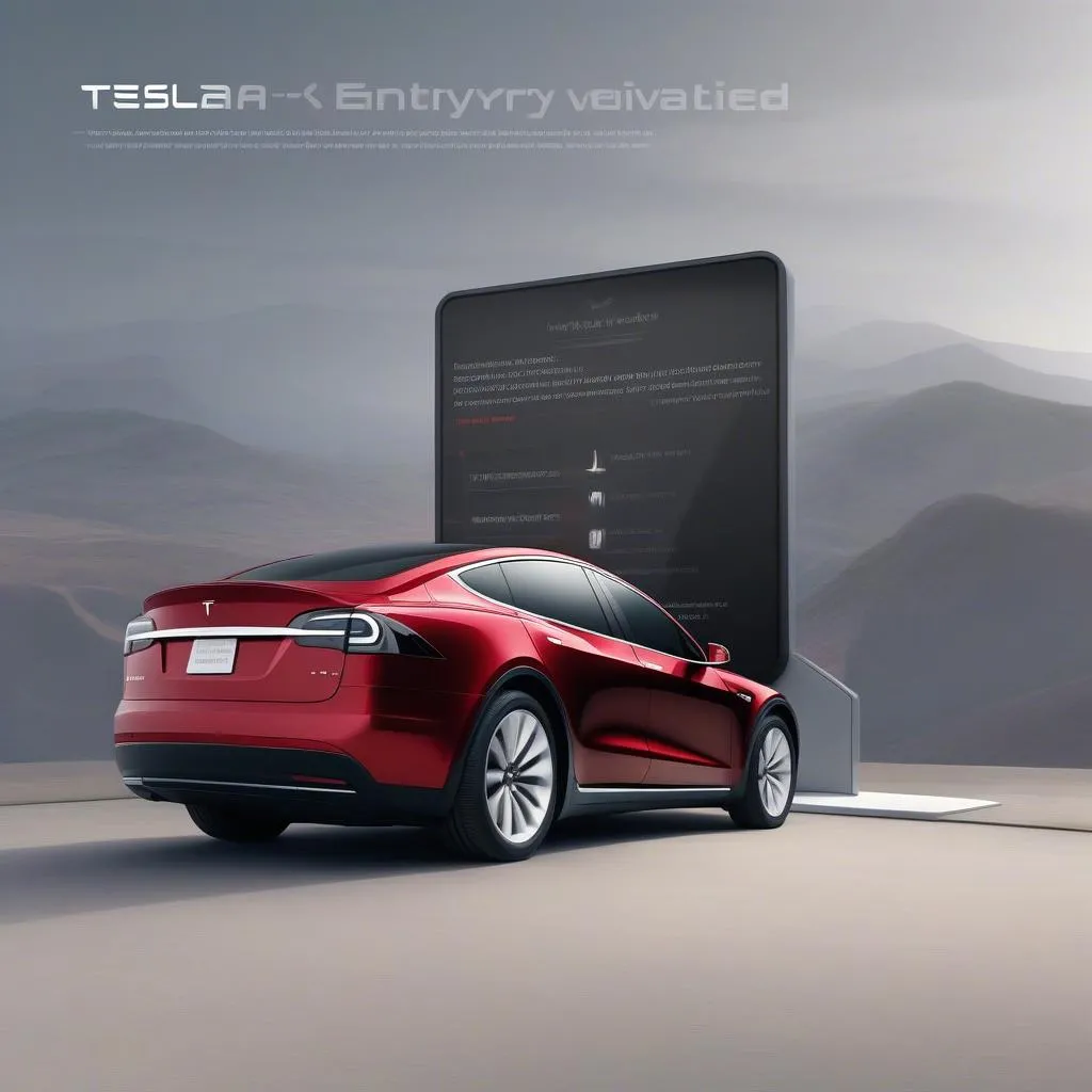 Tesla Sentry Mode Active