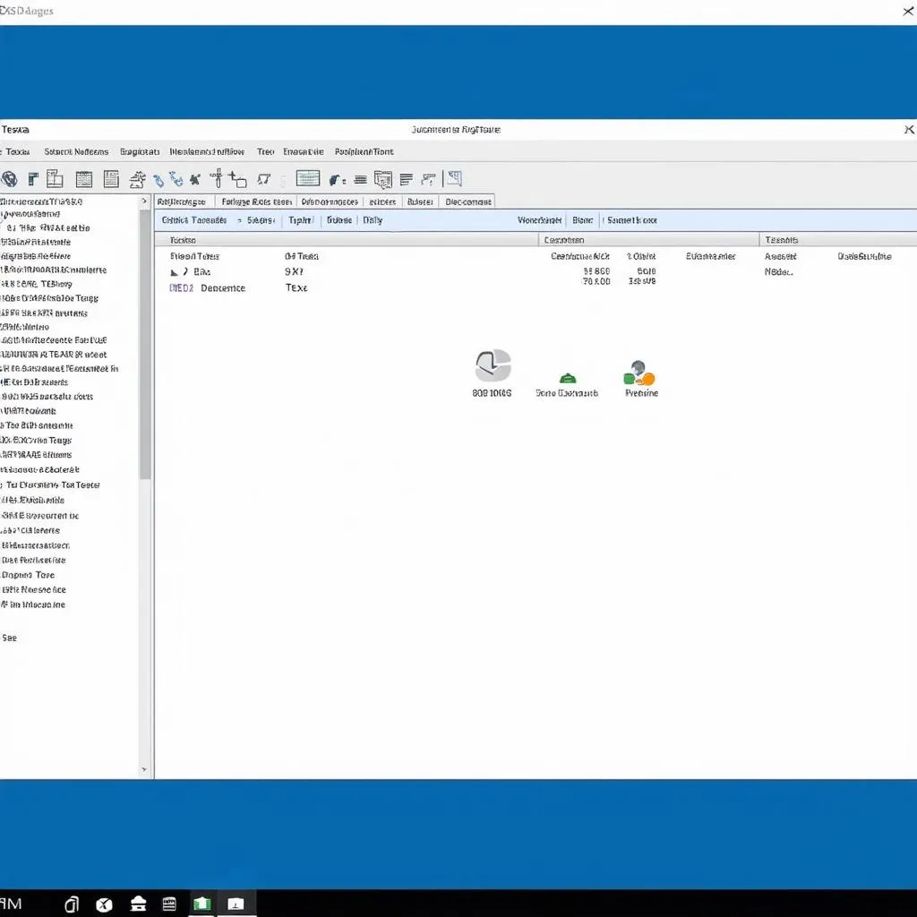 Texa Diagnostic Software Interface