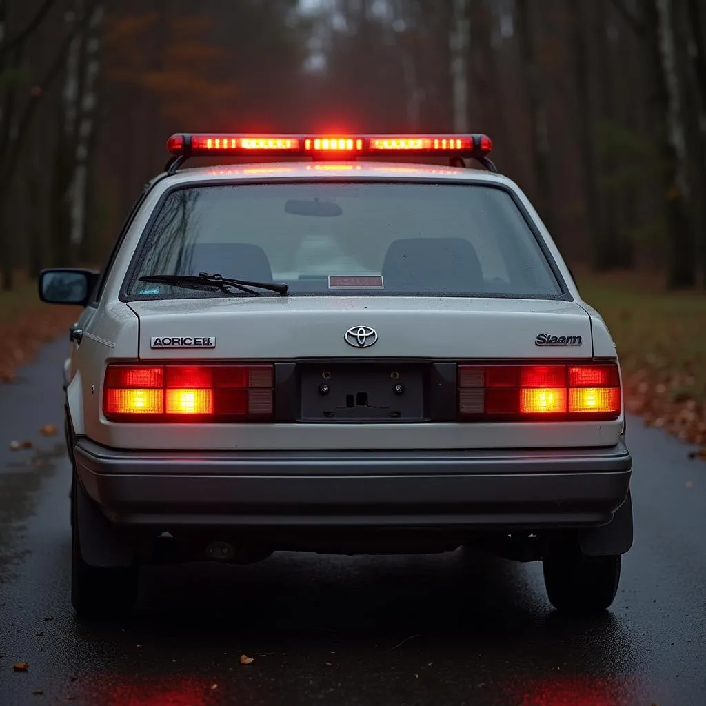 Toyota Corolla LE alarm system activated