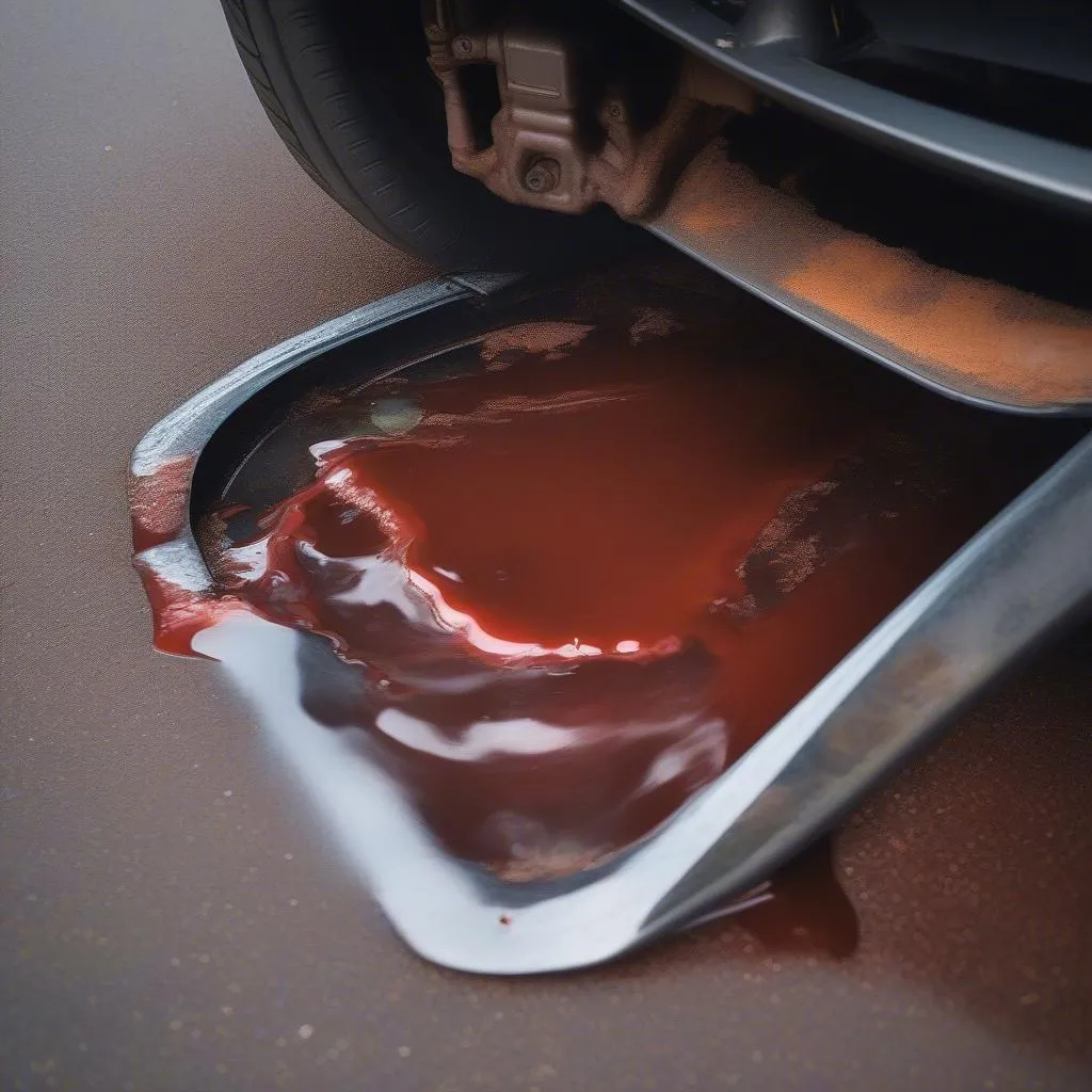 Transmission Fluid Leak Under Car