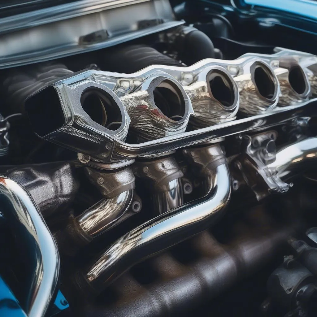 Mercedes Benz V8 Engine Headers