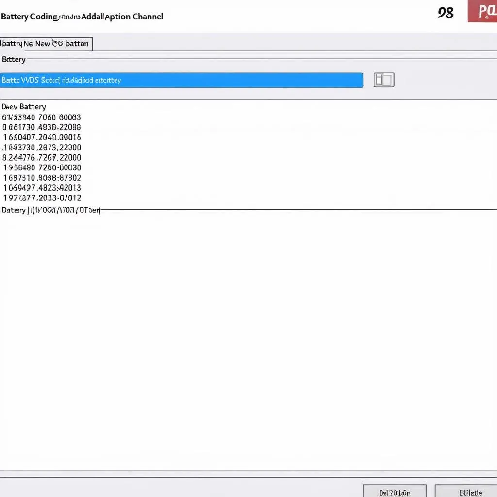 VCDS Battery Coding