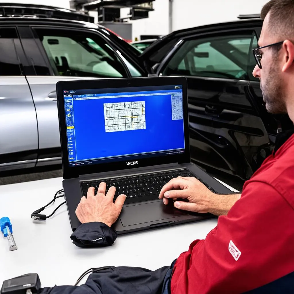 VCDS Diagnostics Software in Use