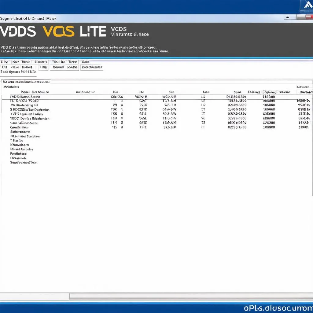 VCDS Lite Interface