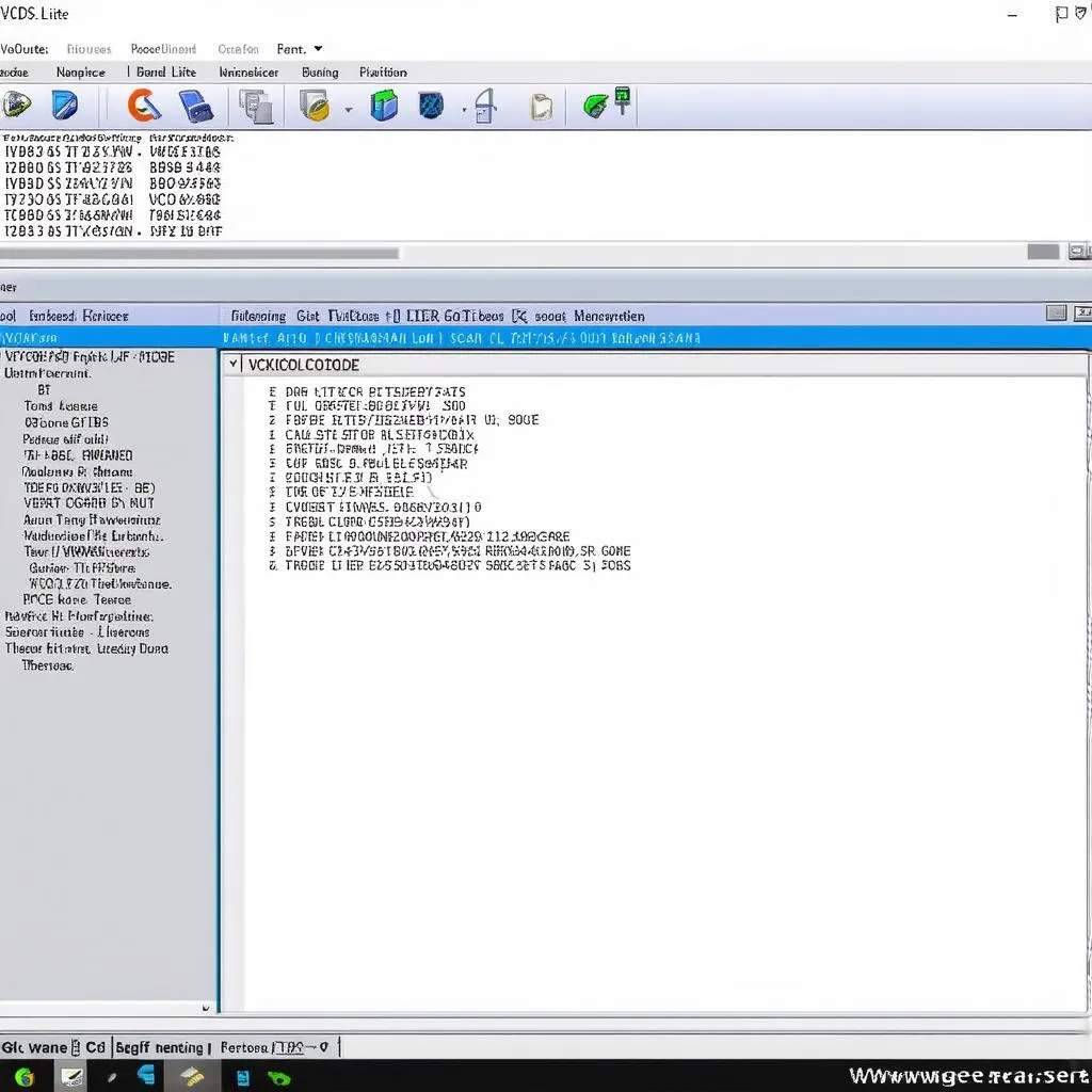 VCDS Lite Interface Screenshot