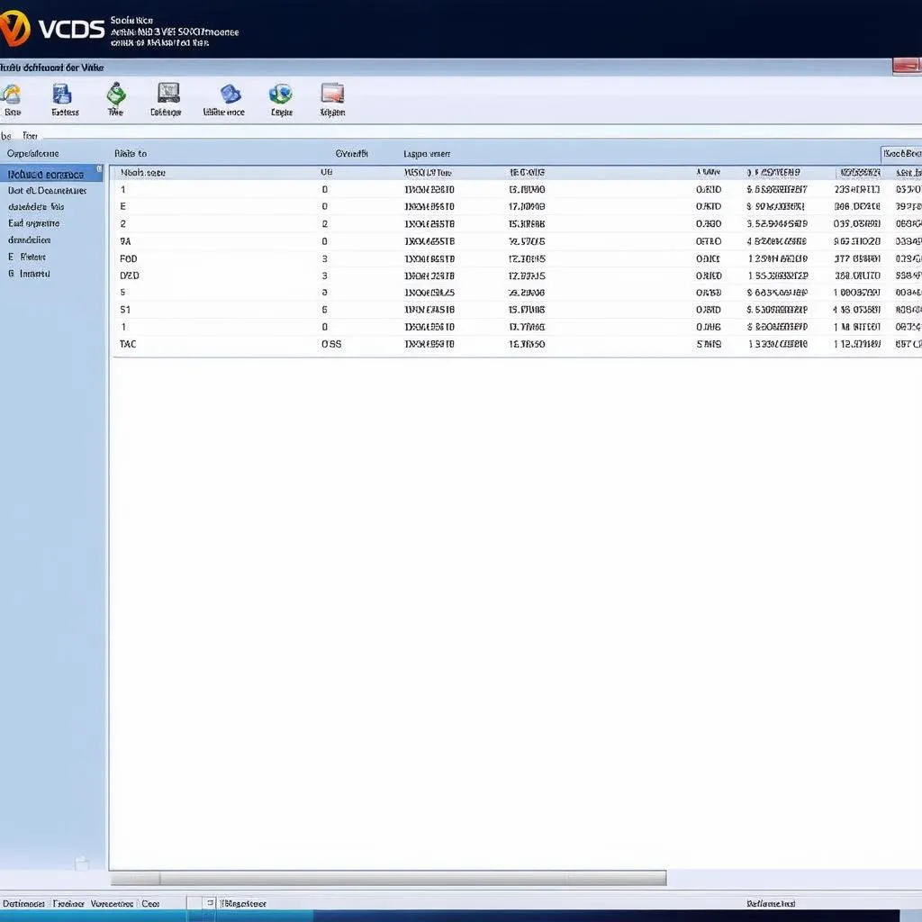 VCDS software interface