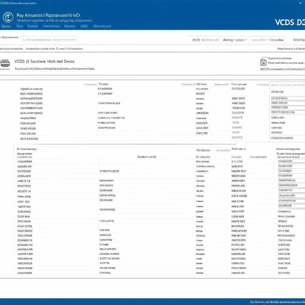 VCDS Software Interface