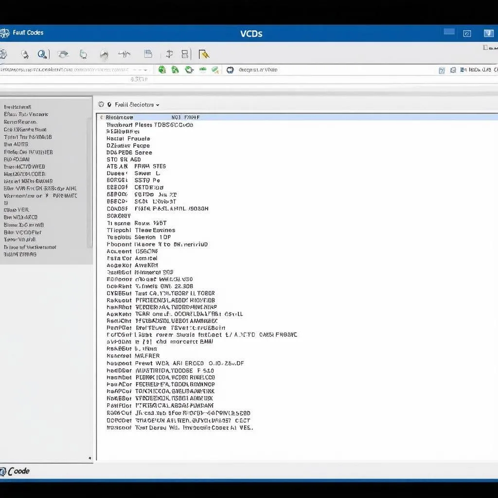 VCDS software interface