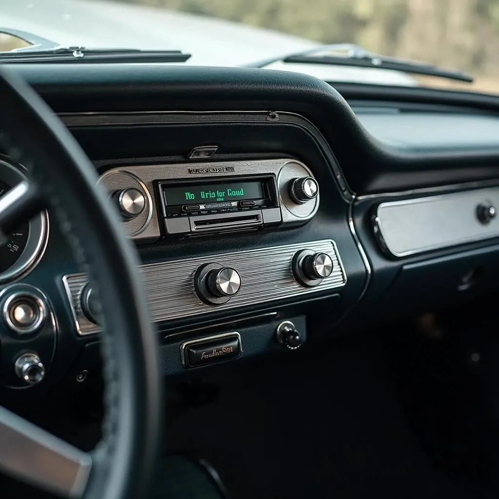 Installing a Vintage Car Radio with Bluetooth in a Classic Car