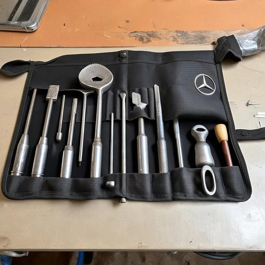 Vintage Mercedes Tool Set