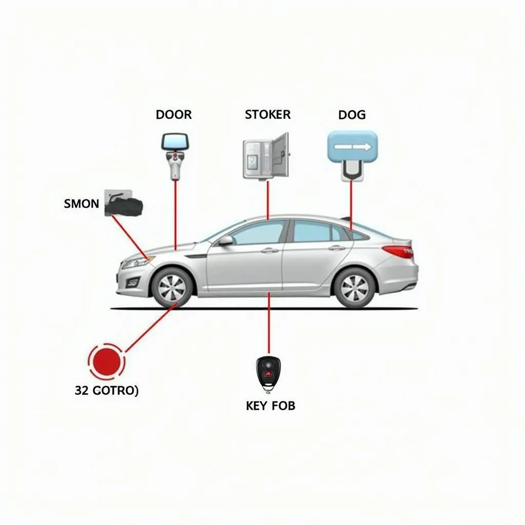 Wagon R Alarm System Components