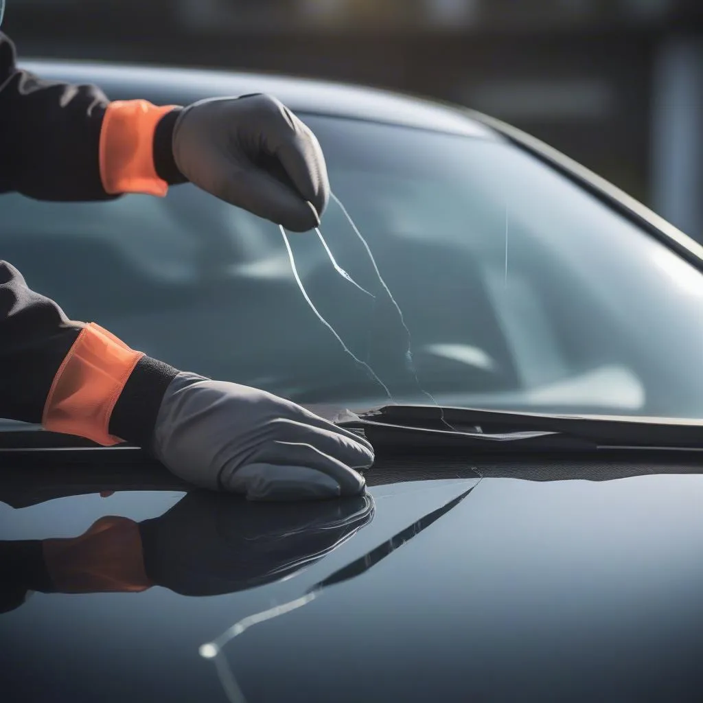 Mercedes windshield repair