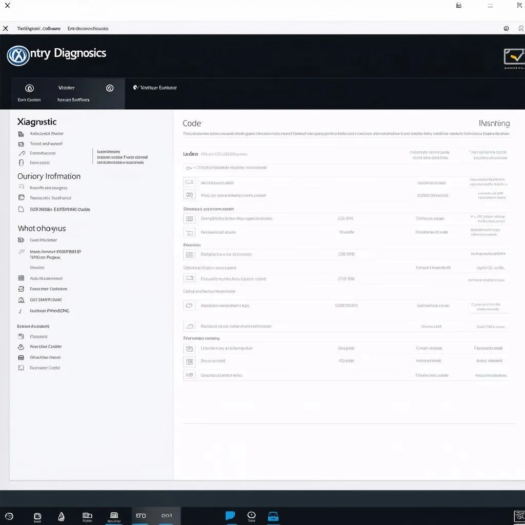 Xentry Diagnostics software interface