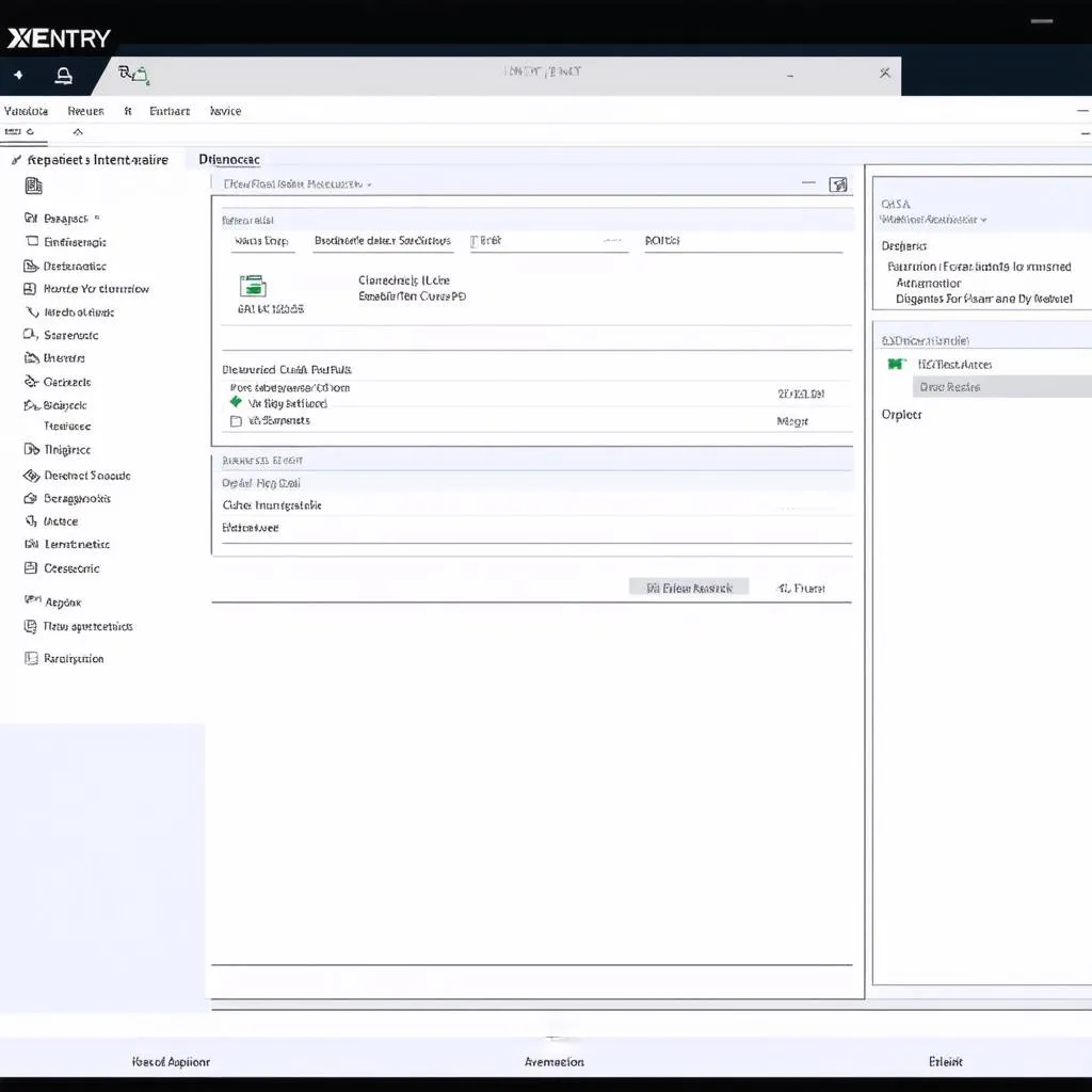 XENTRY Software Interface