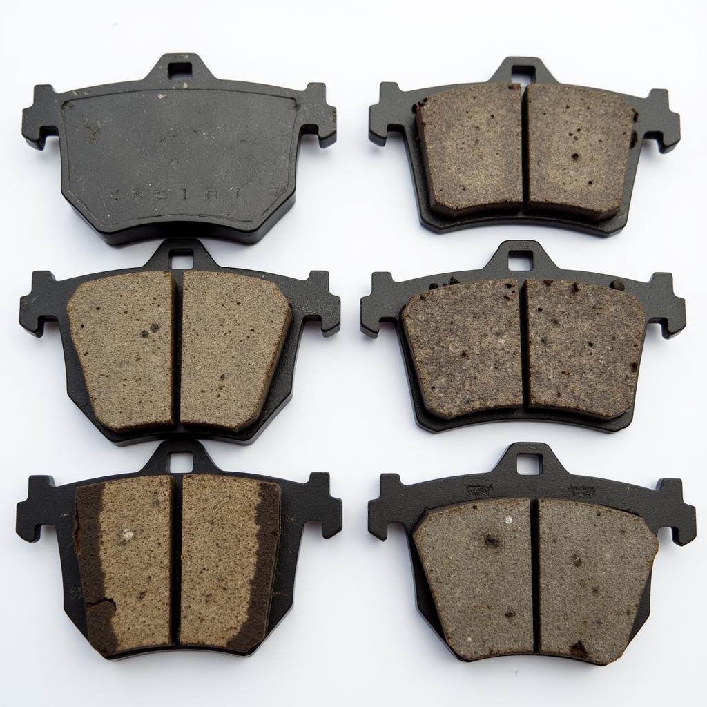 Worn Brake Pads