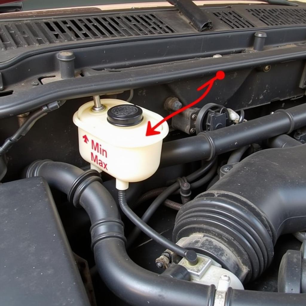 Brake Fluid Reservoir Location