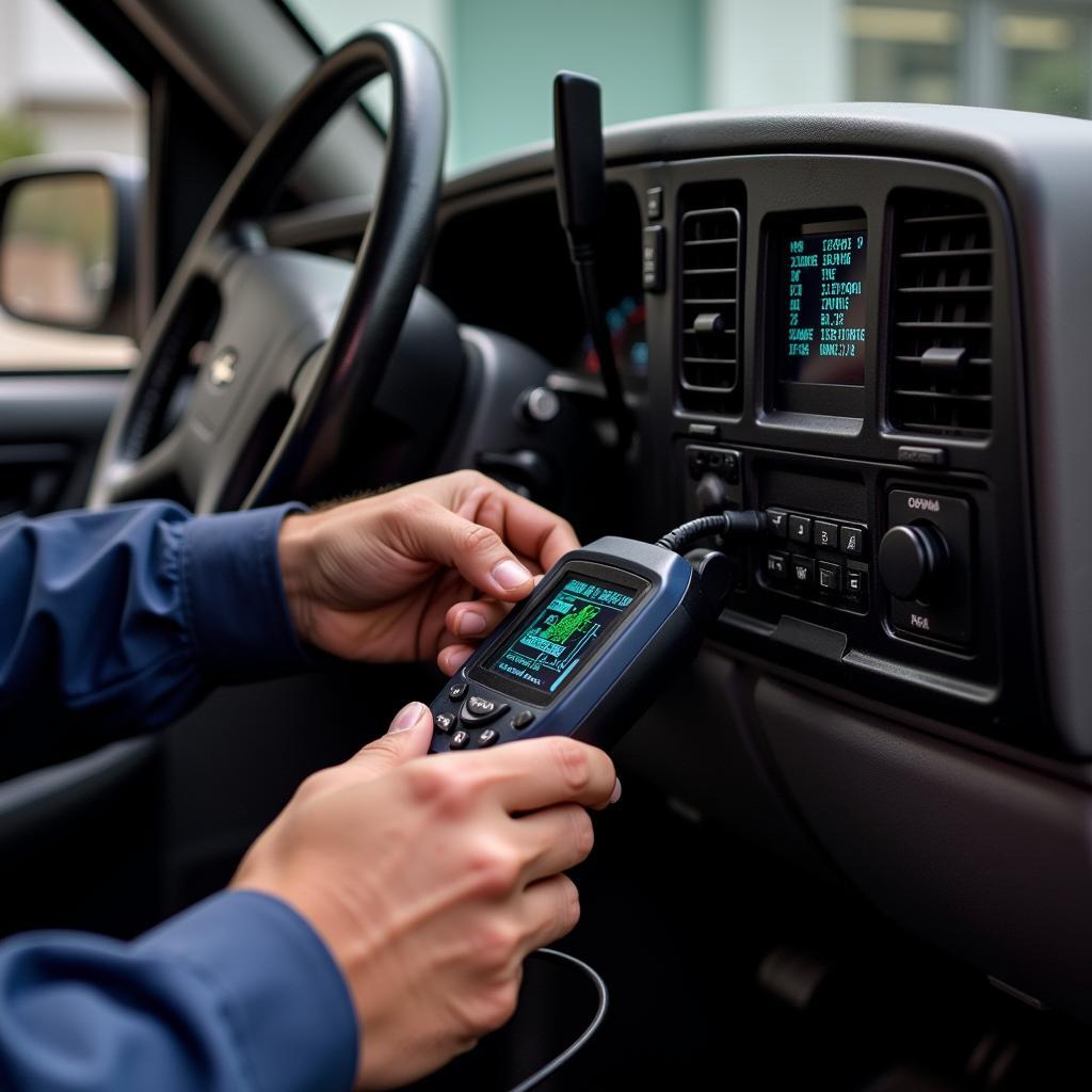 Using an OBD-II Scanner on a 2002 Chevy Silverado