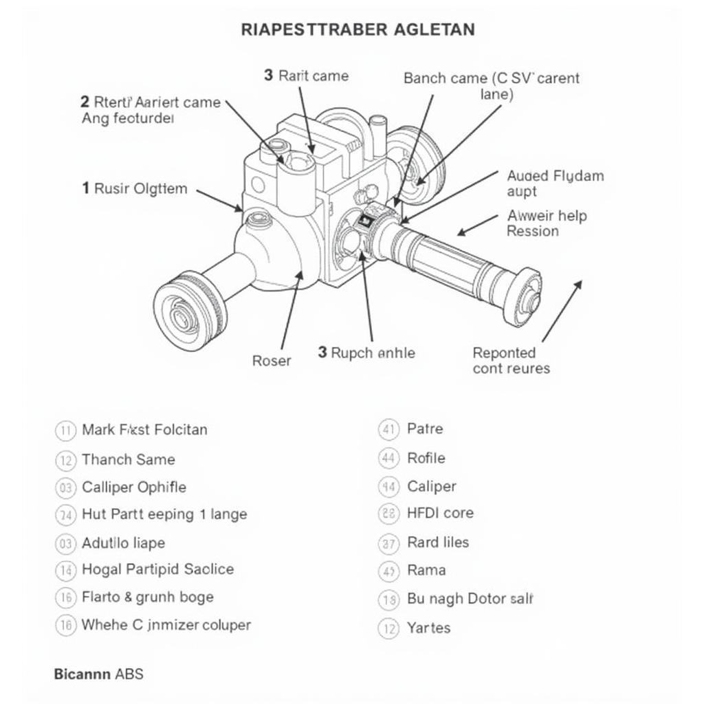 Brake system diagram of a 2002 Dodge Ram 1500