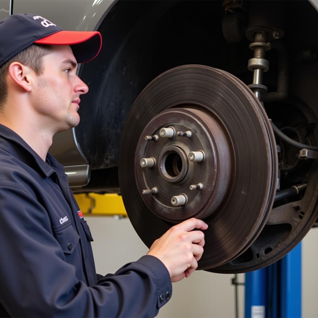 Inspecting Brake Lines on a 2002 Ford Taurus