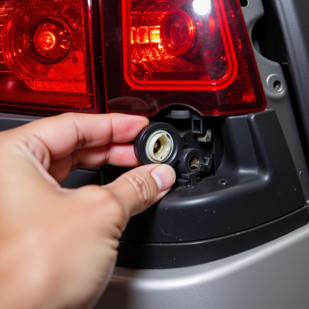 Replacing a 2003 Acura TL Brake Light Bulb