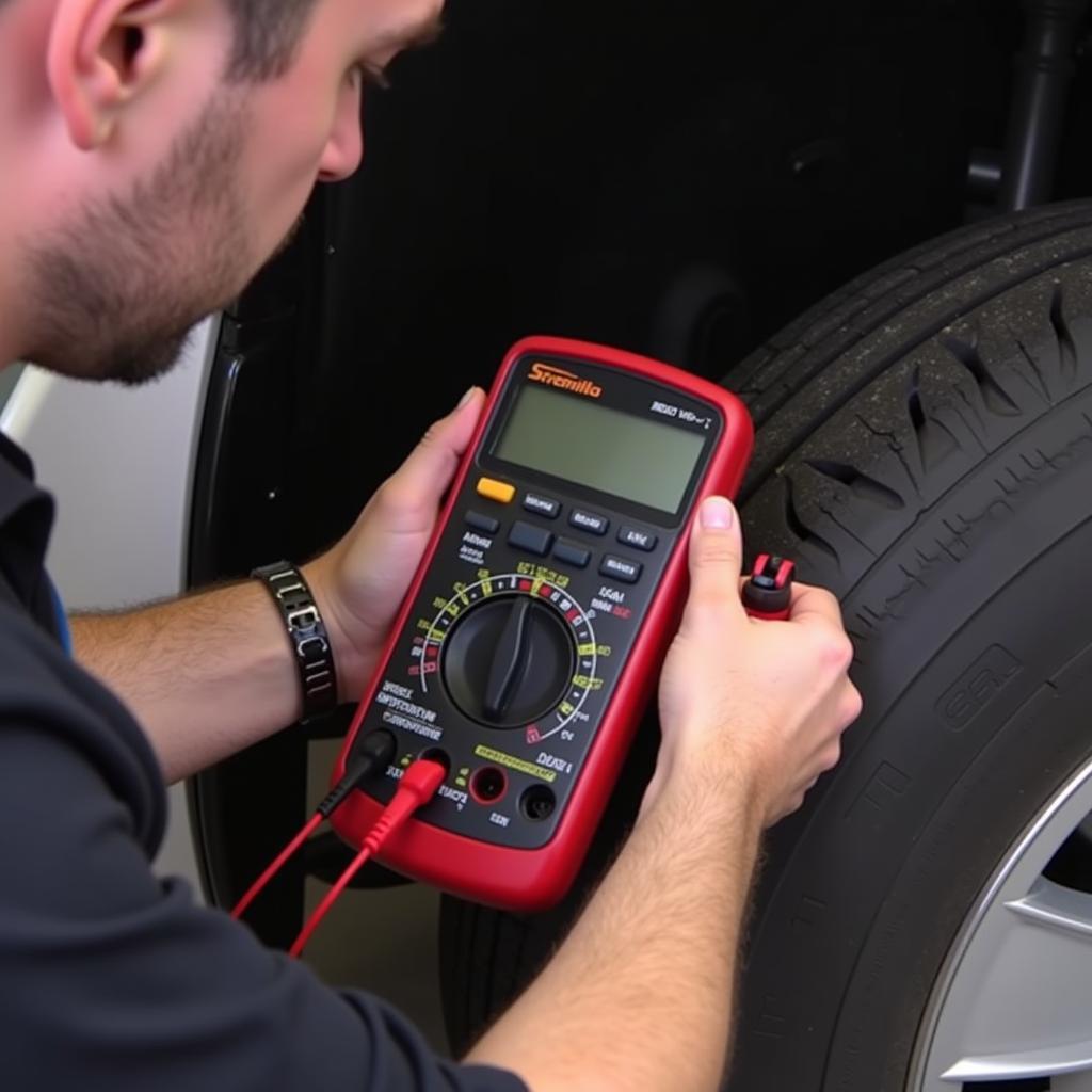 Testing the 2003 Silverado Brake Booster Sensor with a Multimeter