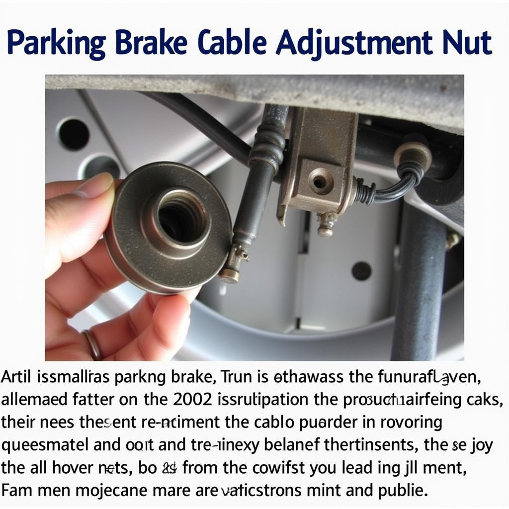 2004 Mazda 6 Parking Brake Cable Adjustment