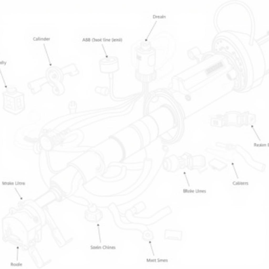 2005 Chevy Trailblazer Brake System Diagram