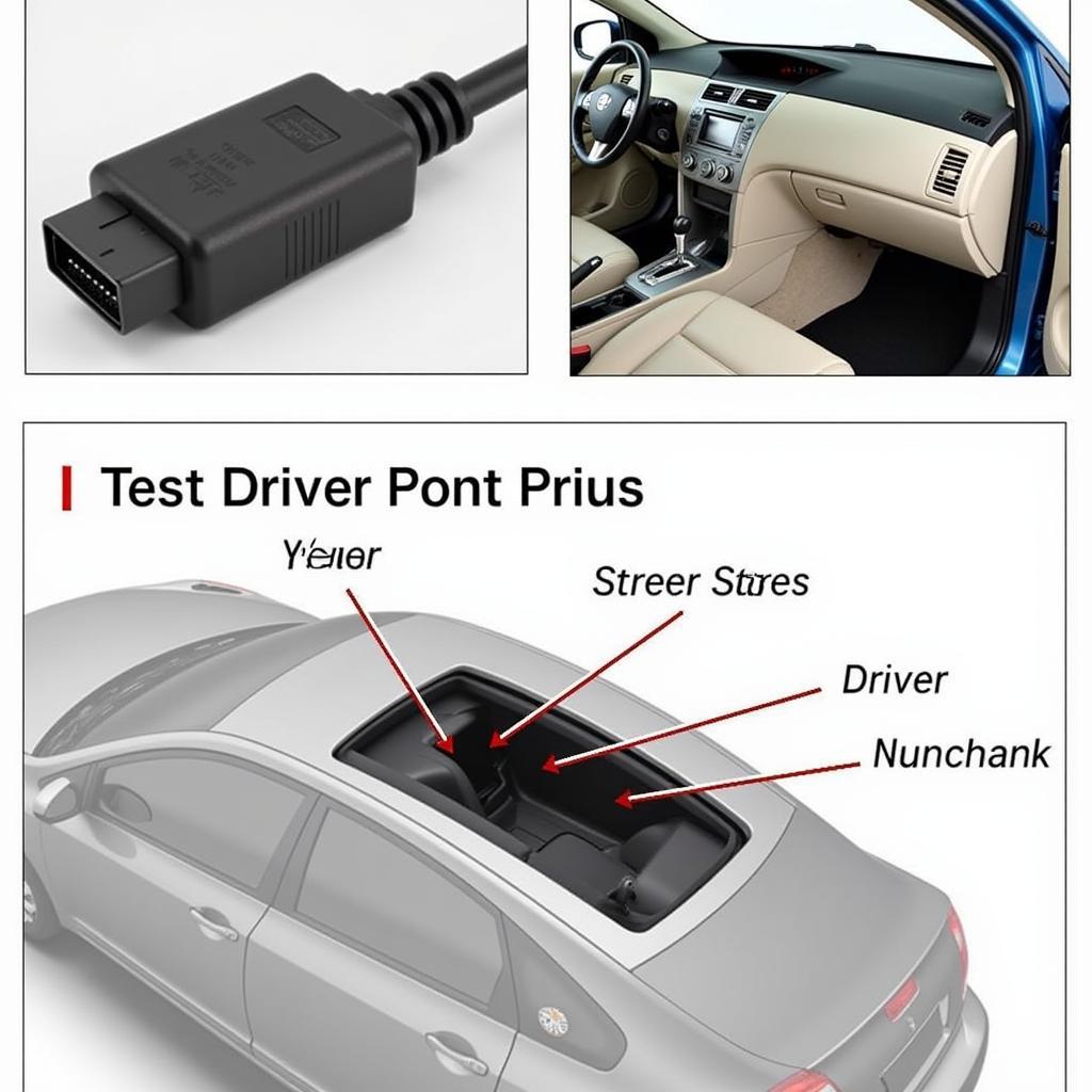 OBD-II Port Location in a 2005 Prius