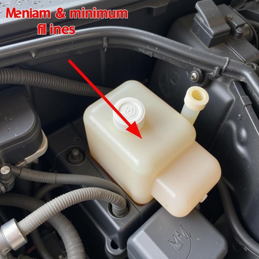 2005 Toyota Sequoia Brake Fluid Reservoir