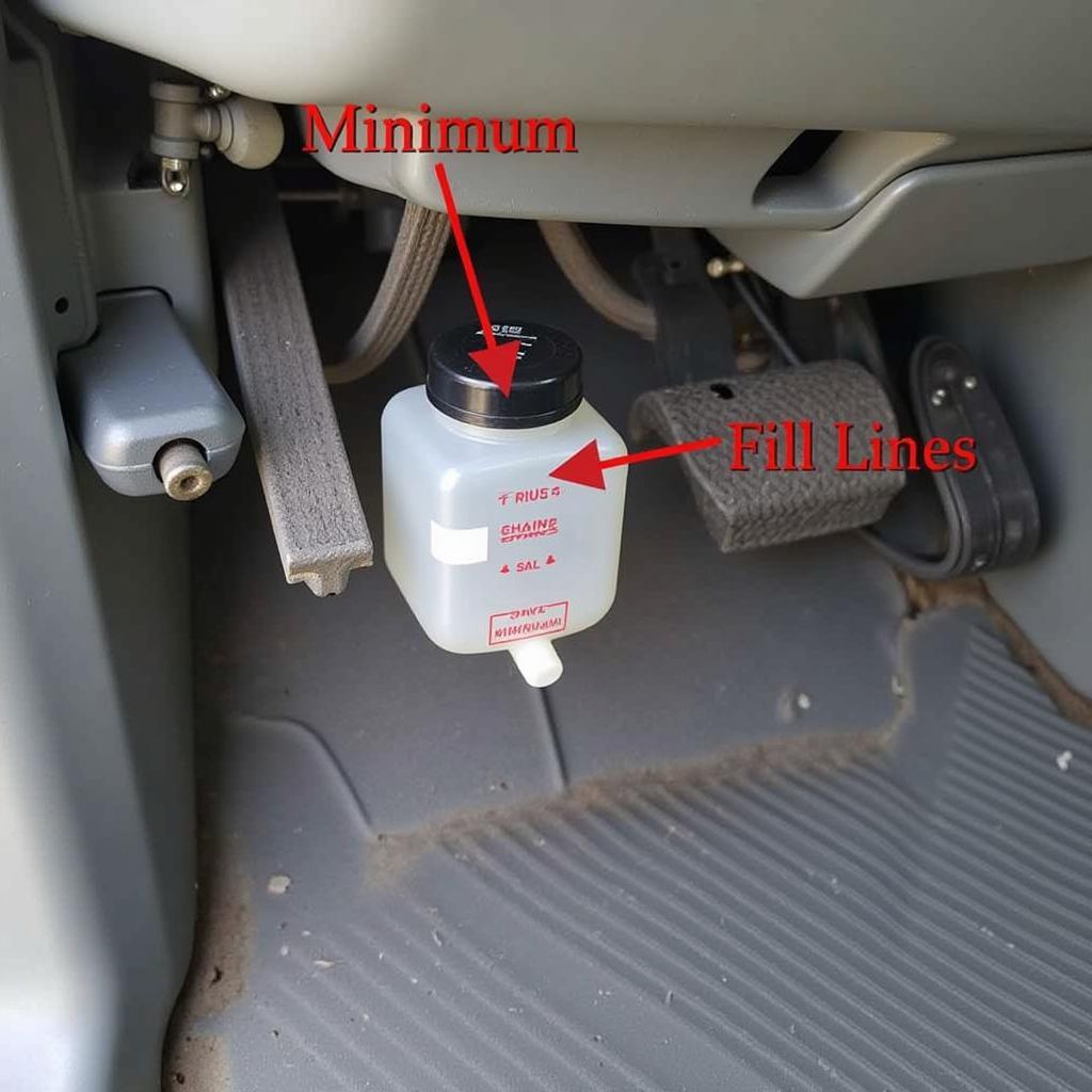 Checking Brake Fluid Level in a 2006 GMC Sierra