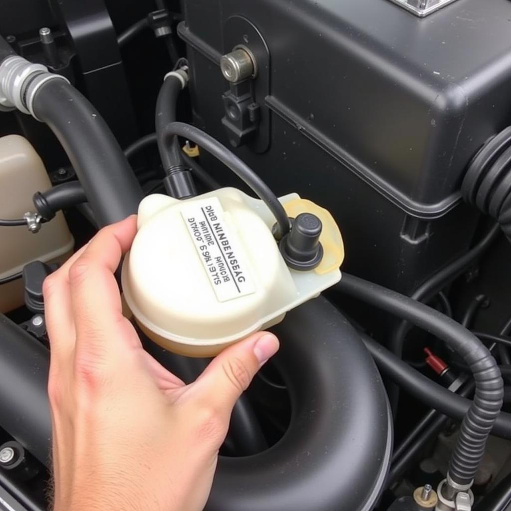 Checking the Brake Fluid in a 2007 Honda Pilot