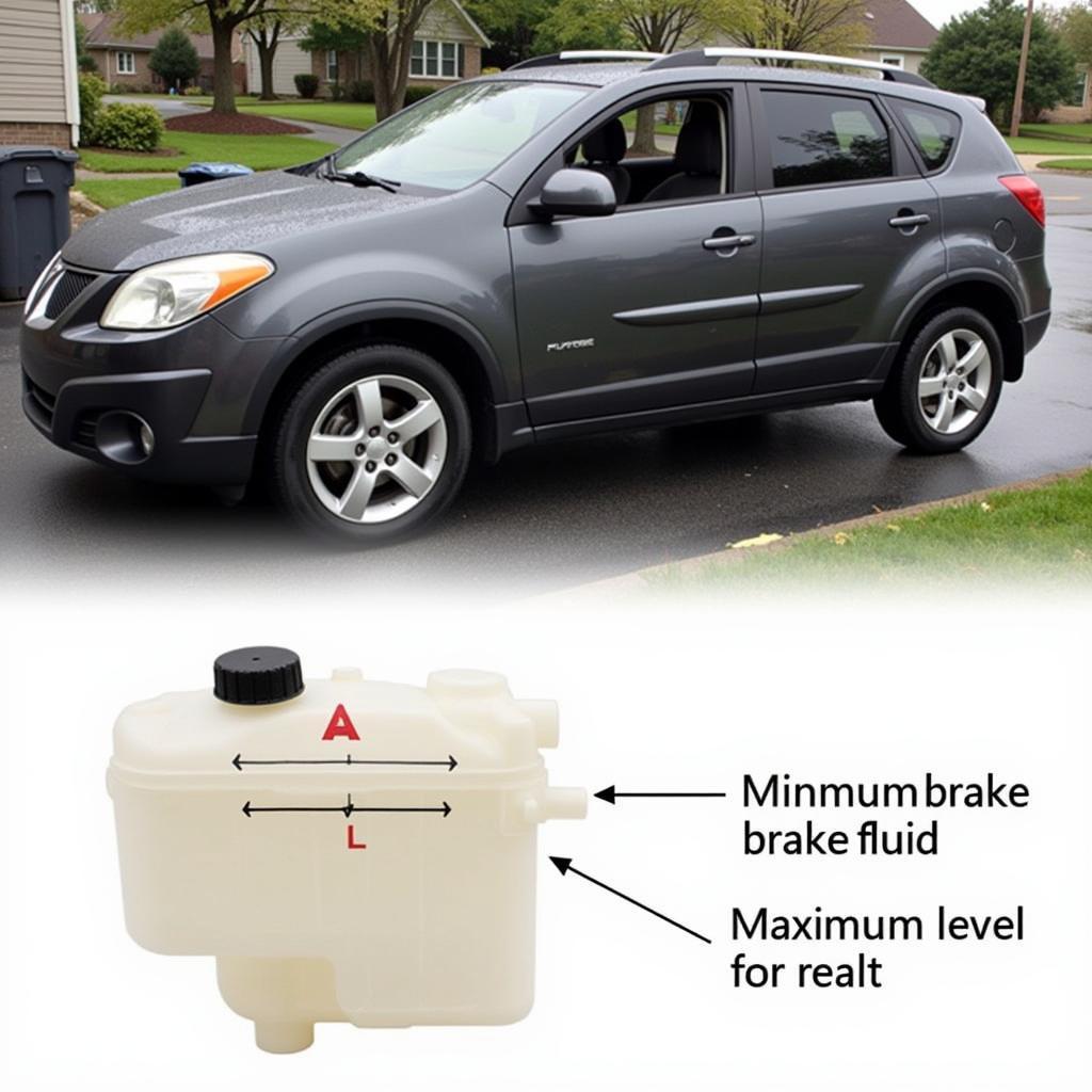 2009 Pontiac Vibe Low Brake Fluid Level Check