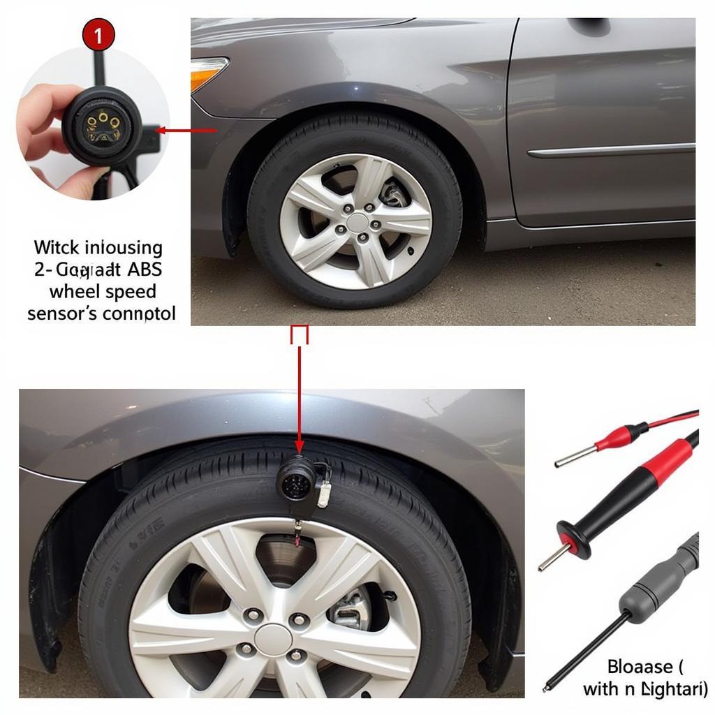 2010 Camry ABS Wheel Speed Sensor Location and Inspection