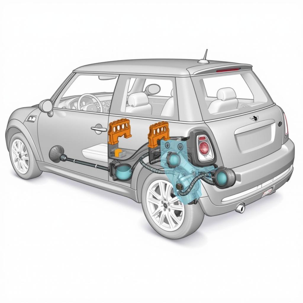 2011 Mini Cooper Brake System Components