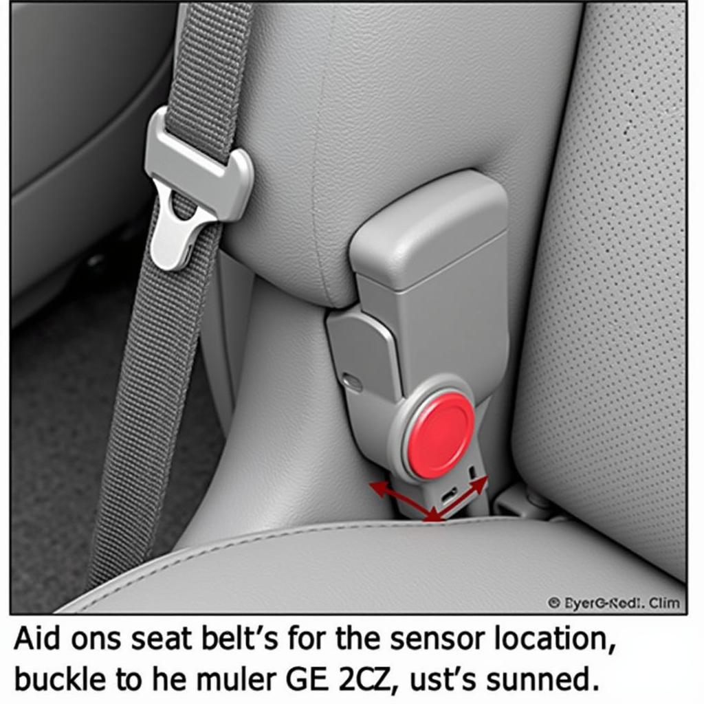 2011 Yukon Seat Belt Buckle Sensor