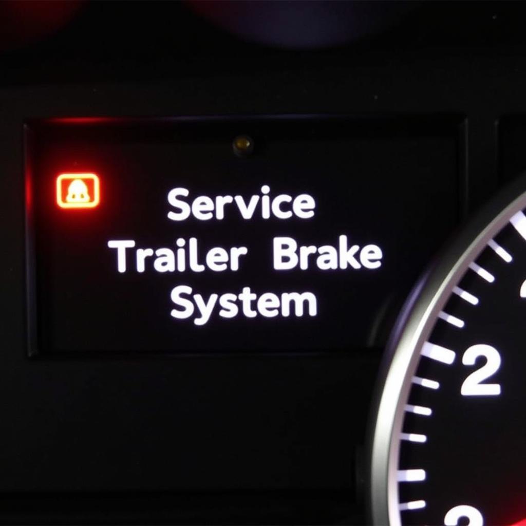 2014 GMC Sierra Trailer Brake Warning Light