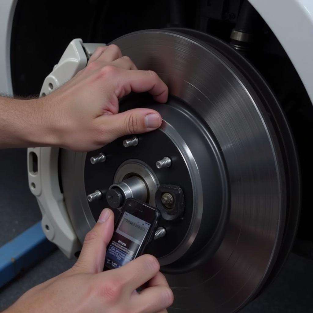 2014 Cadillac SRX Brake Pad Inspection