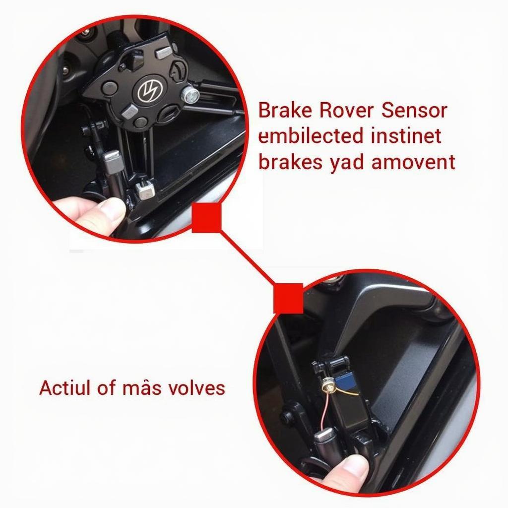 Brake pad sensor on a 2015 Range Rover Sport