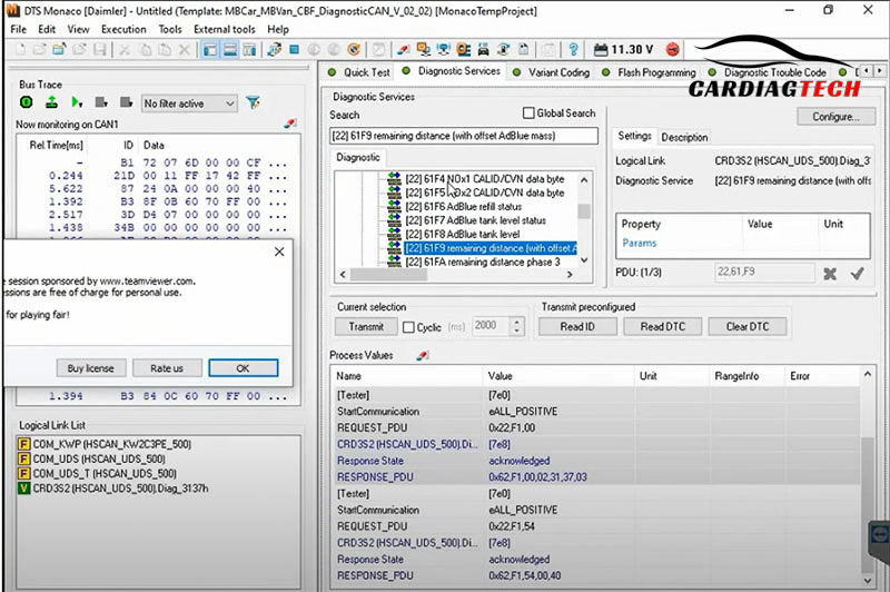 Double Click Remaining Distance Option