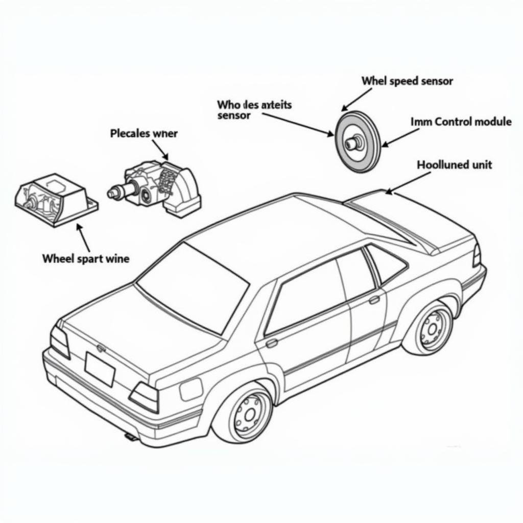 Car Anti-lock Brake System Components