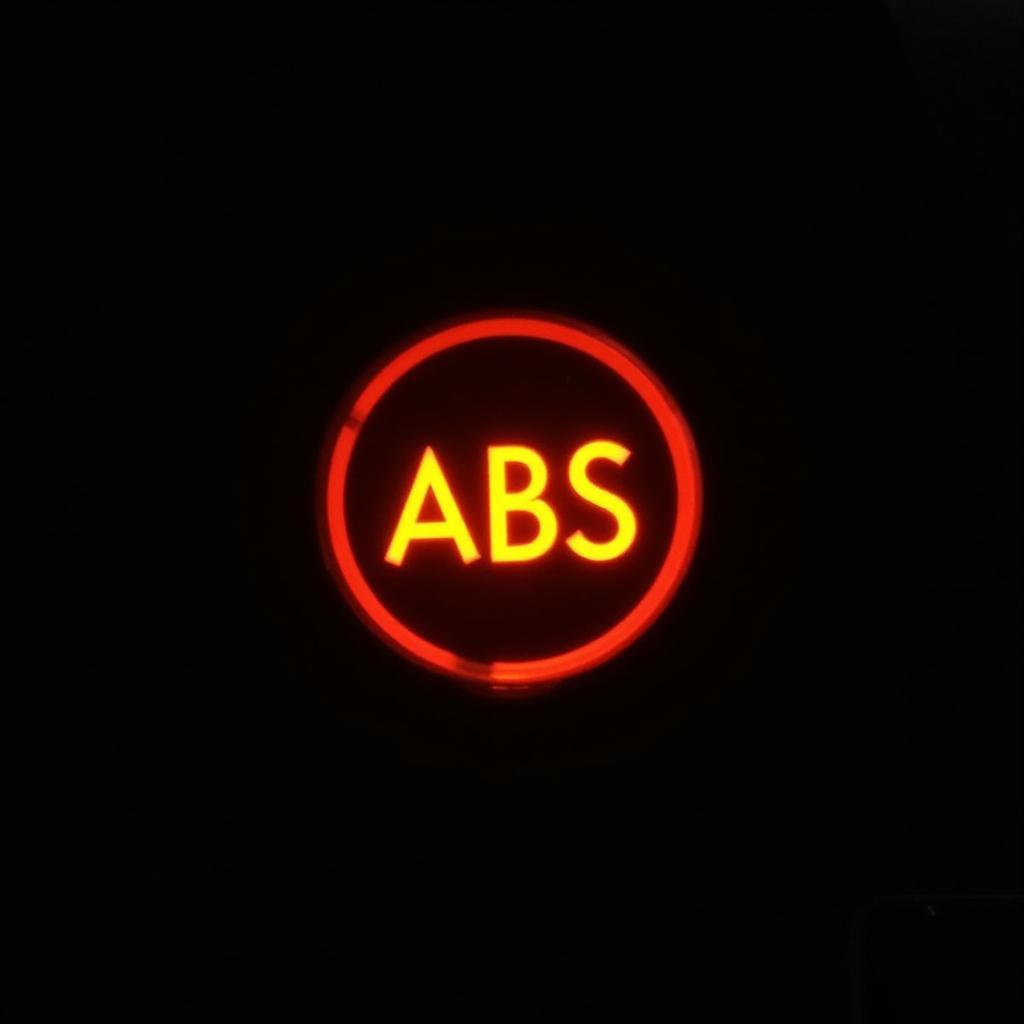 ABS warning light