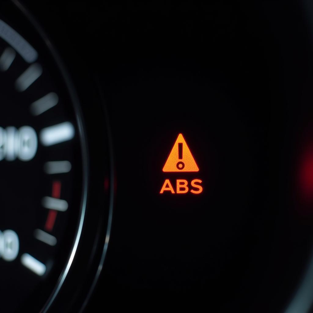 ABS Warning Light on Dashboard